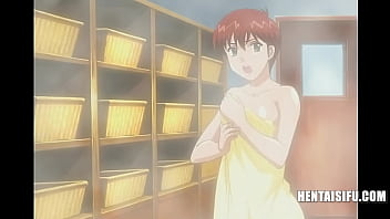 Preview 2 of Massage Busty Mom - Girls Of Different Sizes Fuck A Wimp Back To Back - Hentai