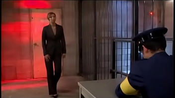 Preview 1 of Xxx Saxy Com In - Gorgeous Redhead Girl Giving Blowjob For The Prison Guard Collecting Cum To Her Palm