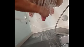 Preview 3 of Land Wali Girl Sax - showering my dick 2