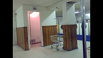 Preview 1 of S Besarjilbab - hangin out in the laundrymat on main street in the nude for fun