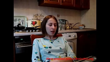 Preview 2 of Srilankanxxxx - Teenie fingers to orgasm in kitchen