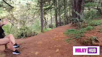 Preview 1 of Boy Miad - Salome Gil Sexy Chica en el Bosque le doy dinero a cambio de sexo