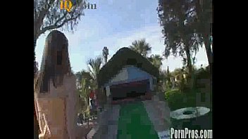 Preview 1 of Bpmidget - 18 year old Jewels first muff golfing lesson