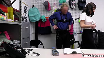 Preview 1 of 10 Lany - Beautiful Italian shoplifter teen caught and now her tight pussy gets destroyed by the mall cop