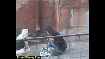 Preview 1 of Clasicc Italian Fuking Video - Outdoor Pissing