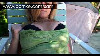 Preview 2 of Rylie S Got Her Hands Full - Adorable chick Samantha Gauge enjoys her first time on sky diving