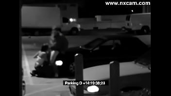 Preview 2 of Secred Games Indian - Security Camera Captures Blowjob on Car