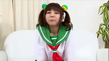 Preview 1 of Japanese Food On Pudsy - Japanese l. in School Uniform Gets Shaved