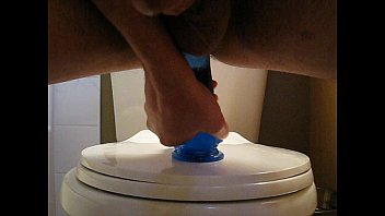 Preview 4 of Female Cho - Young straight guy explores anal curiosity by riding two different dildos