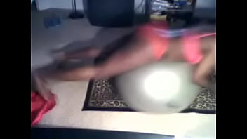 Preview 4 of Gabi Bbc - EBONY WORKOUT ON EXERCISE BALL