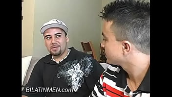 Preview 3 of Brunette Dp S Her Pussy Live - Hard Dick Latino Cums A Load
