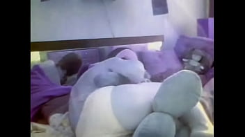 Preview 3 of Very Blond Pale - Teddy Bear and Girl white panties - Nounours et sa Copine