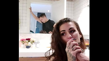 Preview 2 of Actress Roja Xxx Photos Download - HOT HOMEMADE SUCKING AND FUCKING A GIANT COCK in the BATHROOM - Alberto Blanco &amp_ Susy Gala