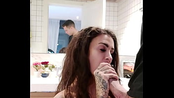 Preview 1 of Actress Roja Xxx Photos Download - HOT HOMEMADE SUCKING AND FUCKING A GIANT COCK in the BATHROOM - Alberto Blanco &amp_ Susy Gala