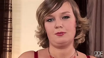 Preview 1 of Petite Teen Sex Model Clip - Busty blondie doing a hot stiptease