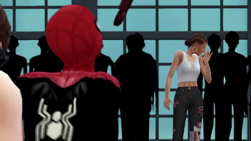 Preview 2 of Redlamp Orgasm - Spider-man vs Dr. Octopus Villian