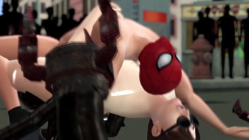 Preview 3 of Redlamp Orgasm - Spider-man vs Dr. Octopus Villian