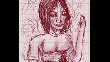 Preview 4 of Sul Gal Xxx Video Only Pey - Drawing Beautiful Asian MILF at Sketchbook iOS for iPhone