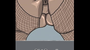 Preview 4 of Teo Kenzo Ina Sirina - Drawing black big booty in doggy style position