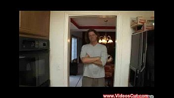 Preview 1 of Tidak Boobs - Babysitter busted hard