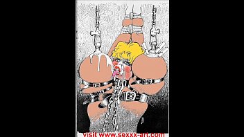 Preview 1 of Jepun Lesby - Largest Breasts in the World,  BDSM vintage sex artwork