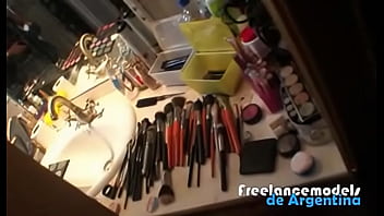 Preview 1 of Indonesian Zulaikha - candy alexa backstage con Freelancemodels
