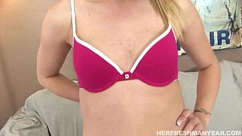 Preview 2 of Teen Sex Porn Inzest - shy blonde gets to enjoy a good hard fuck