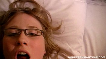 Preview 4 of Xxxx Pawn Com - perky titty teen gets a chance to taste a warm cum