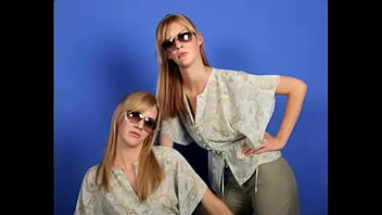 Preview 1 of Xxvx Go - Identical Lesbian Twins posing together and showing all...