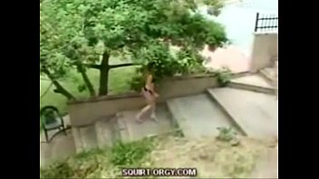 Preview 1 of Naughty America Scott - Lesbian Outdoor Squirting