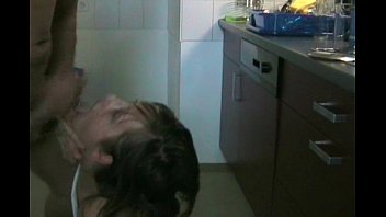 Preview 2 of Sistet Boob - Blowjob in The Kitchen