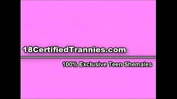 Preview 2 of Hq Porn Excogi - Teen Ladyboy Cumshots!