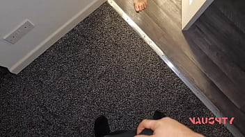 Preview 2 of Wife Blow Job - I Caught my Friend&#039_s Step-Mom naked in the Toilet