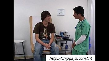 Preview 1 of Czech Girl Fuck On Stairs - Doctor and excited twink guy