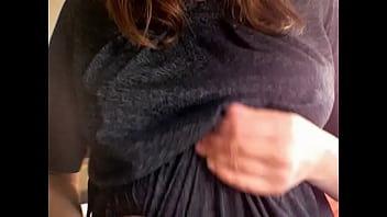 Preview 2 of Hot Mall Aunty - Lucy plays with her boobies