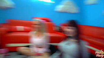 Preview 2 of Xxxsexhd Foking - Insane Slumber Party with 6 Horny Sluts | Nade Nasty