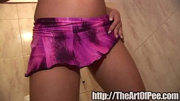 Preview 2 of Virgin Boy And Virgin Girl Both - Brunette Tease Piss