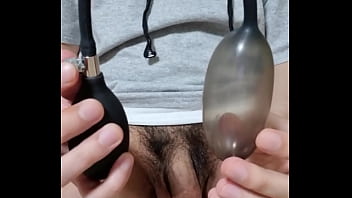 Preview 1 of Fuking With Indian Servent - Korslaveman - Sounding with a pumping toy used to widen the urethra
