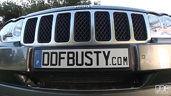 Preview 1 of Bro And Sister Sleeping Sex - Hot,  busty carwash striptease