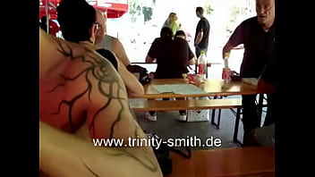Preview 1 of Salion Sax Video - Trinity Smith show pussy at brunch