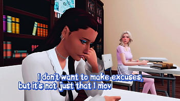 Preview 1 of Pon Sexx Girl - futanari student seduced and fucked her classmate hard in the classroom sims me hentai