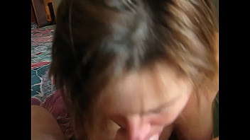 Preview 2 of Shy Wife Fucked Party - Milf gives great blow job
