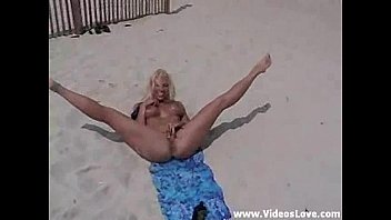 Preview 2 of Girl Sixx Gabardasti - Nikki Hunter Nude Beach