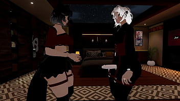 Preview 1 of Big Babes One Black Cock - Fake police officer gets dick sucked by femboy