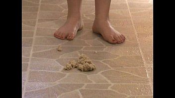 Preview 1 of Ind Bengali Force Sex Chudi - Foot Fetish - Sexy feet stepping in oatmeal