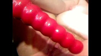 Preview 2 of Cross Dressing - Amateur with her toy