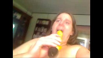Preview 4 of Cross Dressing - Amateur with her toy