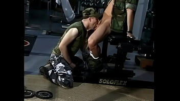 Preview 2 of Mi Cameltoe - two army guys fucking