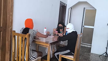 Preview 2 of Bibi Ki Adla Badli Norwayns - My best friend bet on a game of 31 and ended up losing her dignity. Poor whore... now she has to fuck the winner.