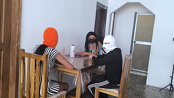Preview 1 of Bibi Ki Adla Badli Norwayns - My best friend bet on a game of 31 and ended up losing her dignity. Poor whore... now she has to fuck the winner.